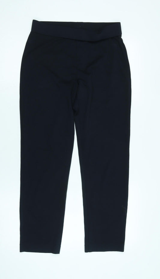Womens UK Size 10 Marks and Spencer Regular Fit Sweatpants Blue Trousers