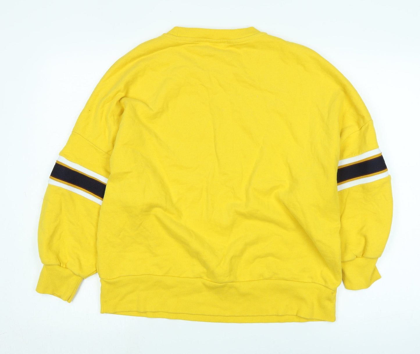 Womens UK Size L Marks and Spencer Yellow Pullover Sweatshirt