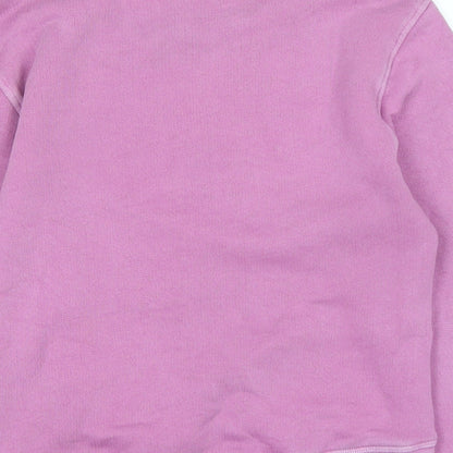 Per Una Womens Purple Cotton Pullover Sweatshirt Size S