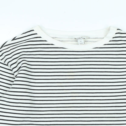Womens UK Size XS Marks and Spencer White Pullover Sweatshirt