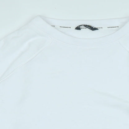 Womens UK Size 14 Marks and Spencer White Pullover Sweatshirt