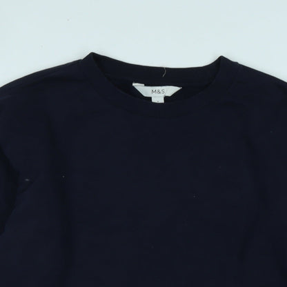 Womens UK Size M Marks and Spencer Blue Pullover Sweatshirt