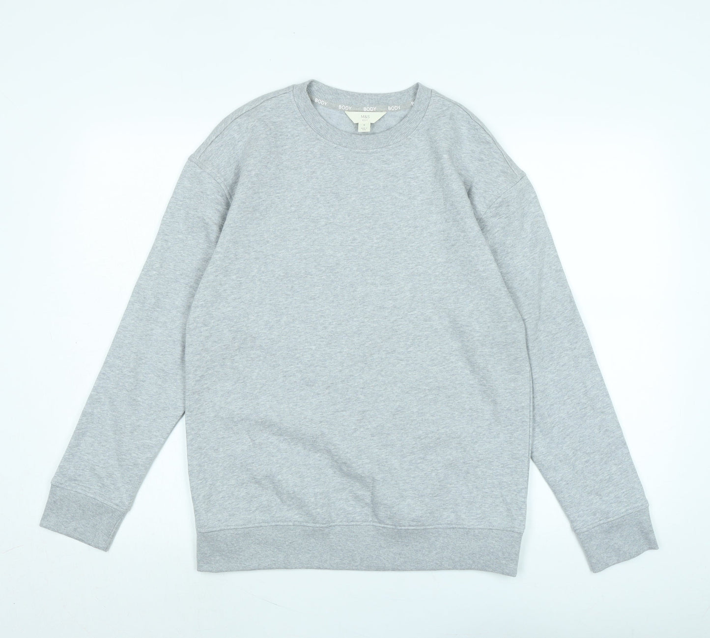 Womens UK Size 8 Marks and Spencer Grey Pullover Sweatshirt