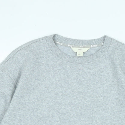 Womens UK Size 8 Marks and Spencer Grey Pullover Sweatshirt