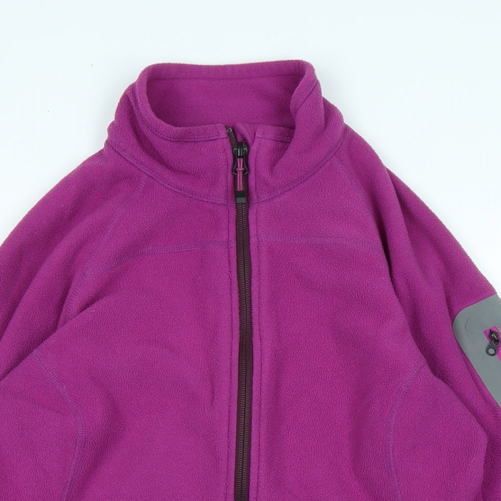 Polartec Womens Purple Jacket Size M Zip