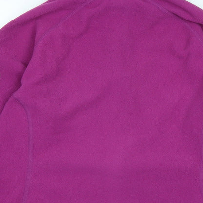 Polartec Womens Purple Jacket Size M Zip