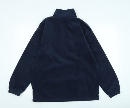 G&G Womens Blue Polyester Pullover Sweatshirt Size S