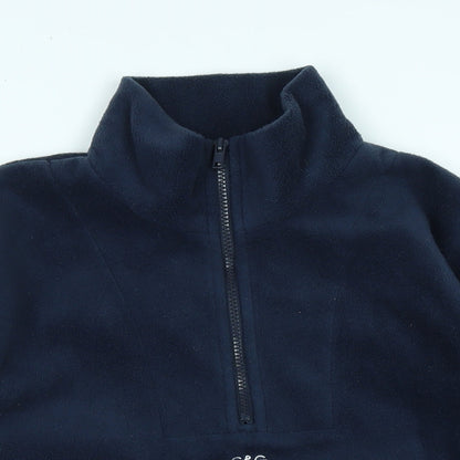 G&G Womens Blue Polyester Pullover Sweatshirt Size S