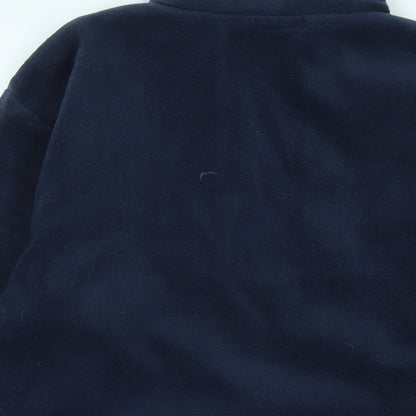 G&G Womens Blue Polyester Pullover Sweatshirt Size S