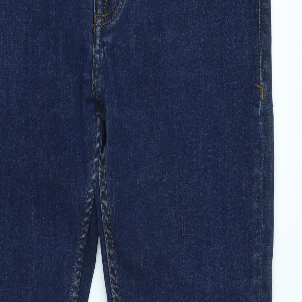 Denim & Co. Mens Blue Cotton Straight Jeans Size 34 in L32 in Regular Zip