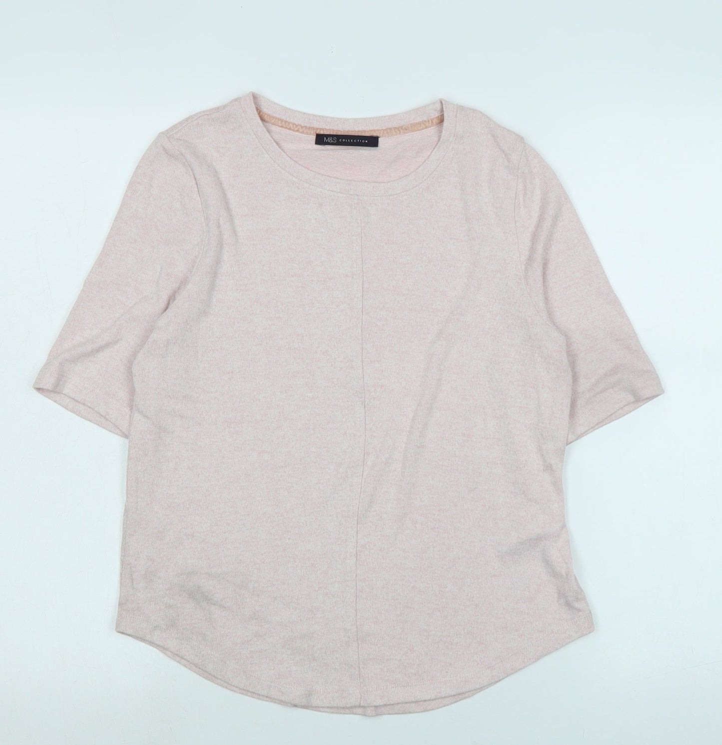 Womens UK Size 6 Marks and Spencer Pink Pullover Jumper