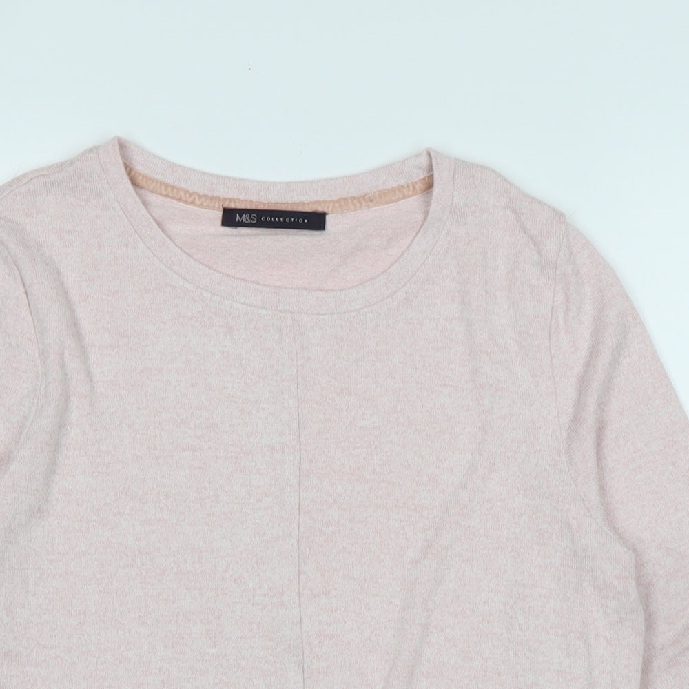 Womens UK Size 6 Marks and Spencer Pink Pullover Jumper