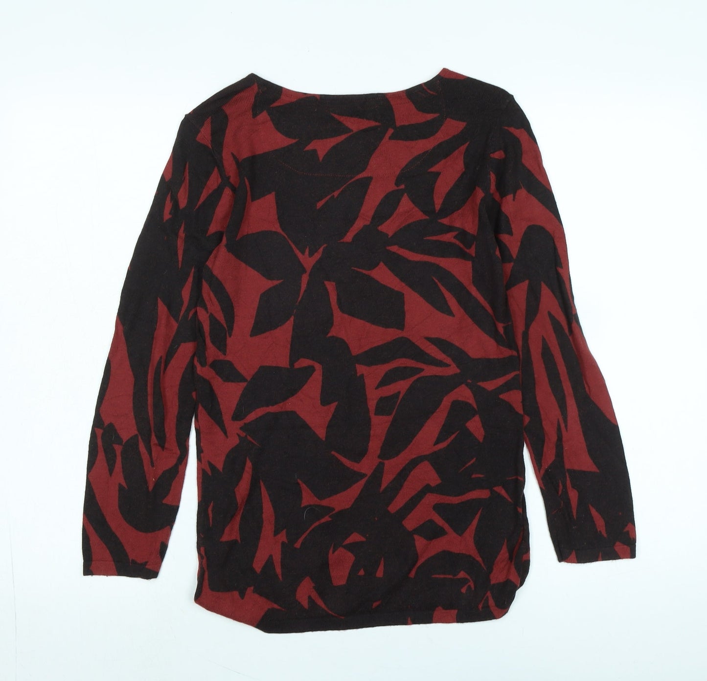 Womens UK Size 6 Marks and Spencer Red Jersey T-Shirt