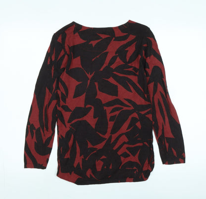 Womens UK Size 6 Marks and Spencer Red Jersey T-Shirt