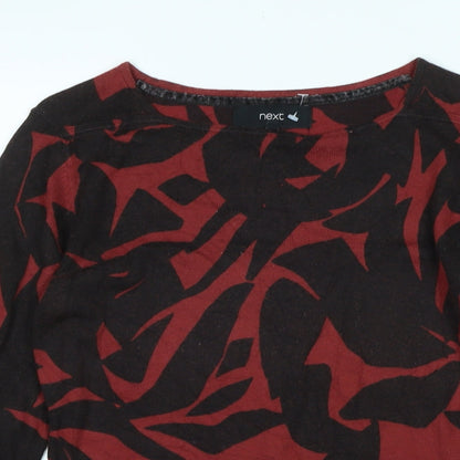 Womens UK Size 6 Marks and Spencer Red Jersey T-Shirt