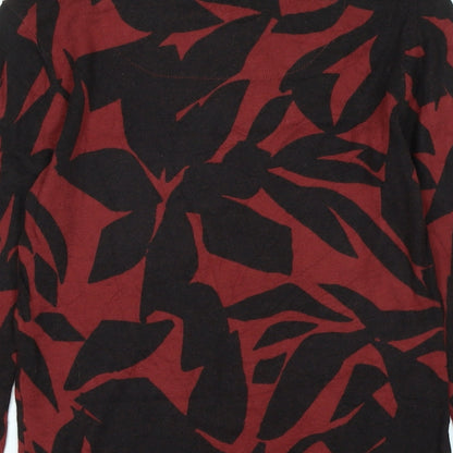 Womens UK Size 6 Marks and Spencer Red Jersey T-Shirt