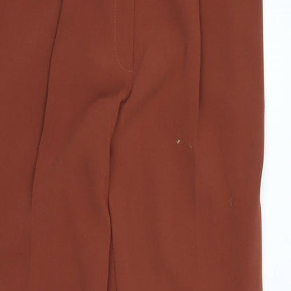 Womens UK Size 10 Marks and Spencer Regular Fit  Brown Trousers