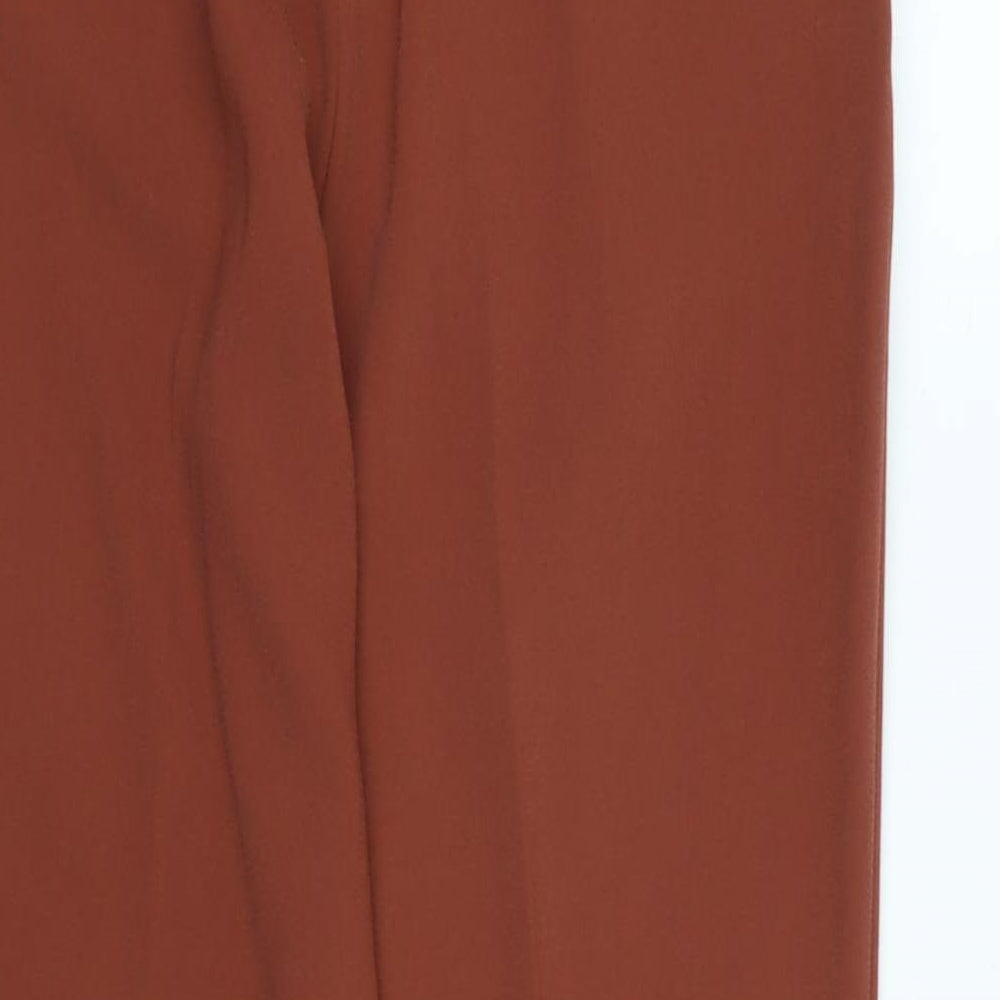 Womens UK Size 10 Marks and Spencer Regular Fit  Brown Trousers