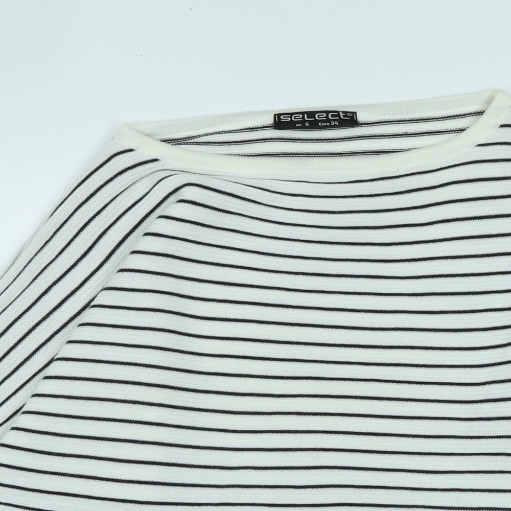 Womens UK Size 6 Select Ivory Pullover Jumper