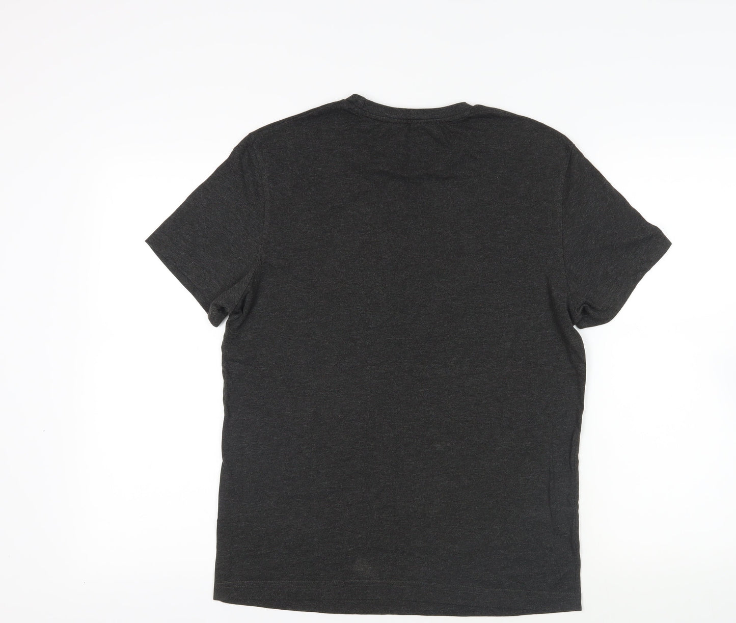 Star Wars Mens Grey Cotton T-Shirt Size S Crew Neck - Logo