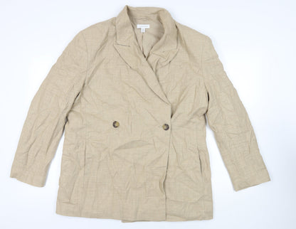 Womens UK Size 14 Topshop Beige Jacket