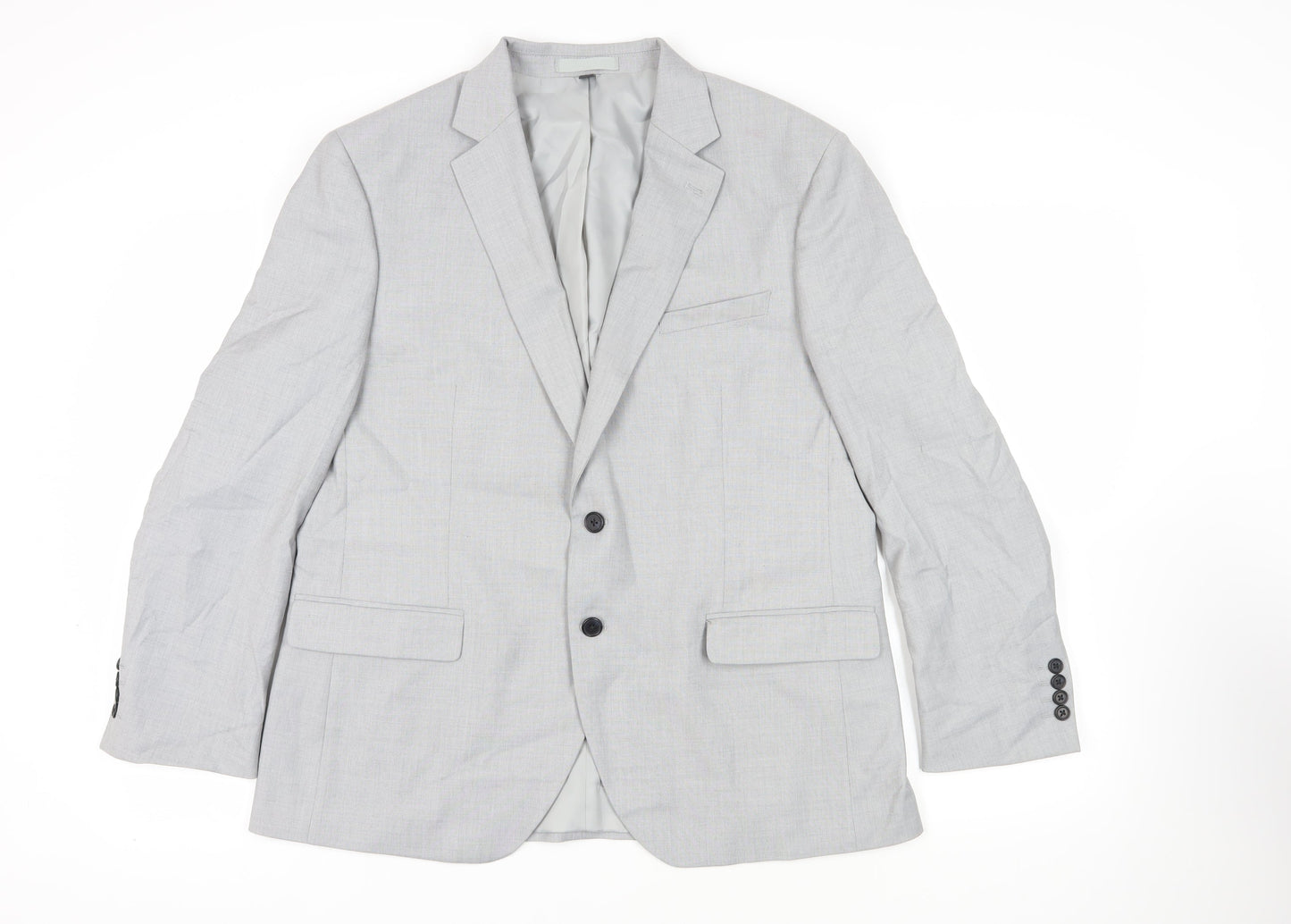 Mens UK Size 42 Marks and Spencer Regular Grey Suit Jacket