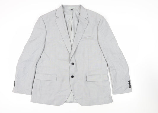 Mens UK Size 42 Marks and Spencer Regular Grey Suit Jacket