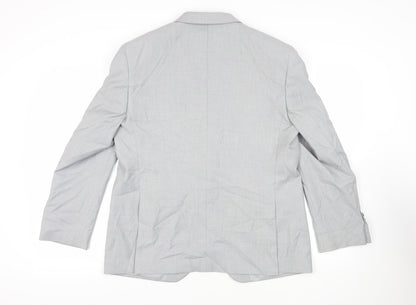 Mens UK Size 42 Marks and Spencer Regular Grey Suit Jacket