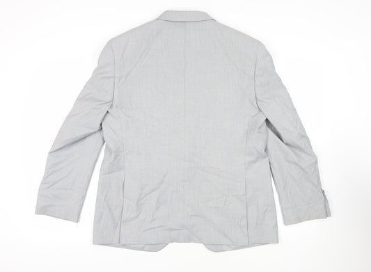 Mens UK Size 42 Marks and Spencer Regular Grey Suit Jacket