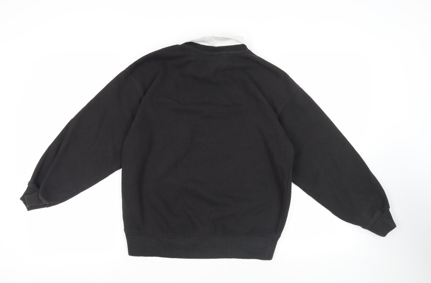 H&M Girls Black Cotton Pullover Sweatshirt Size 10-11 Years Pullover - Stranger Things