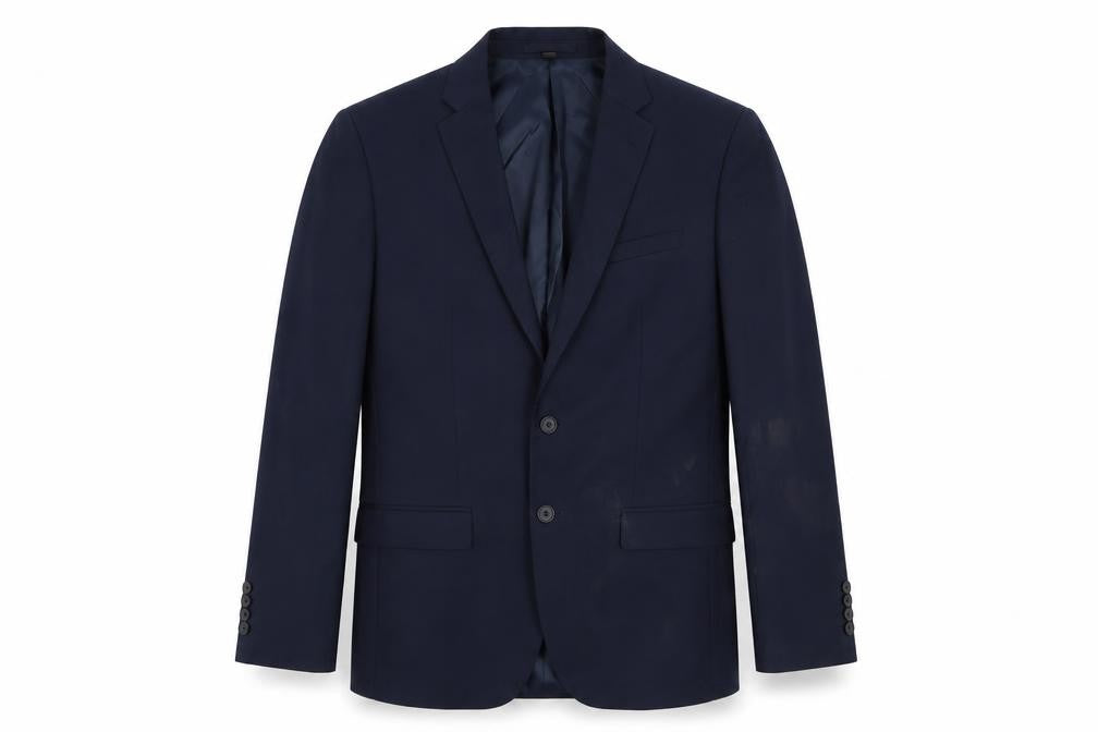 Mens UK Size 40 Marks and Spencer Regular Blue Suit Jacket