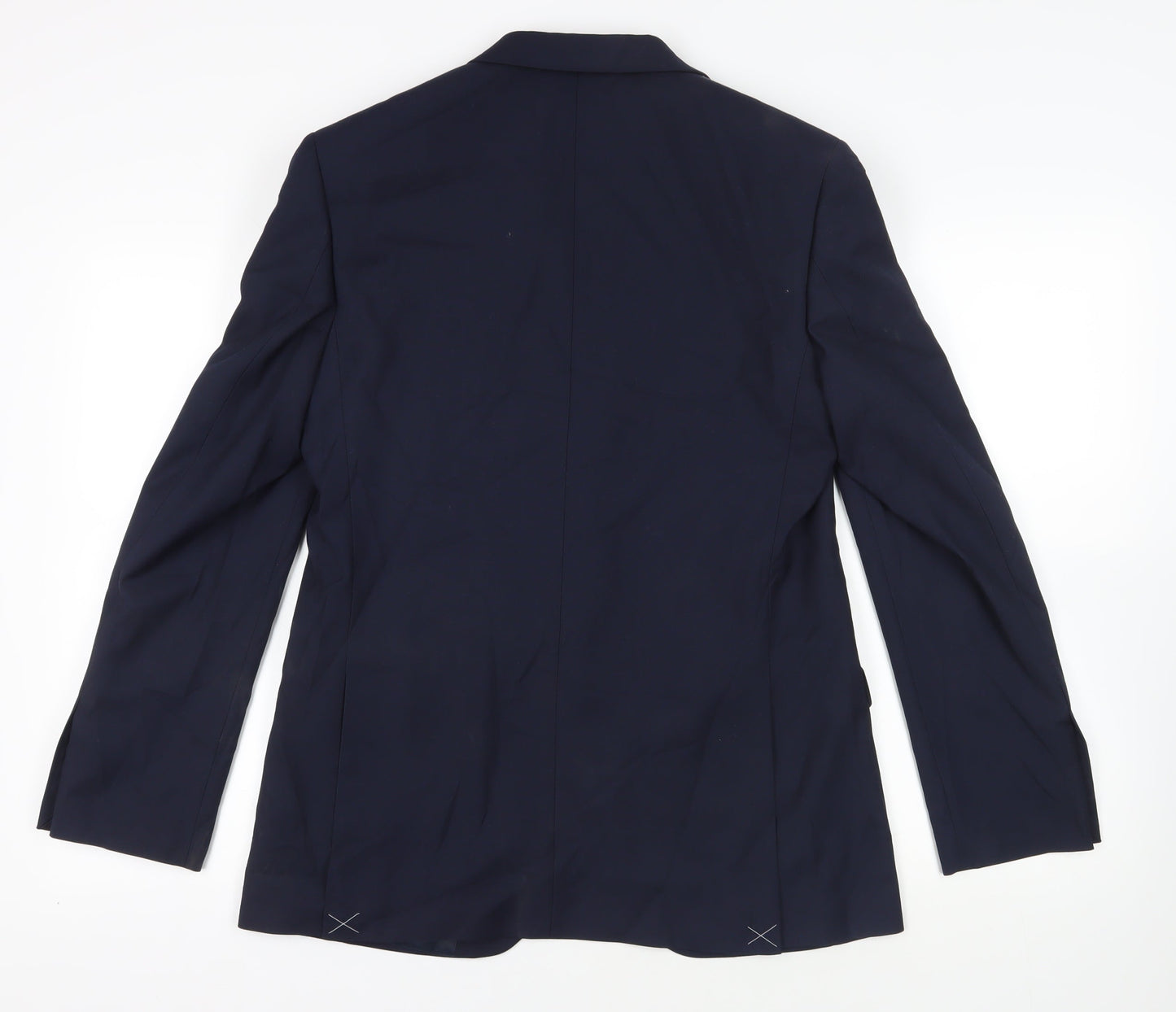 Mens UK Size 40 Marks and Spencer Regular Blue Suit Jacket