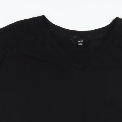 Womens UK Size 20 NEXT Black Basic T-Shirt