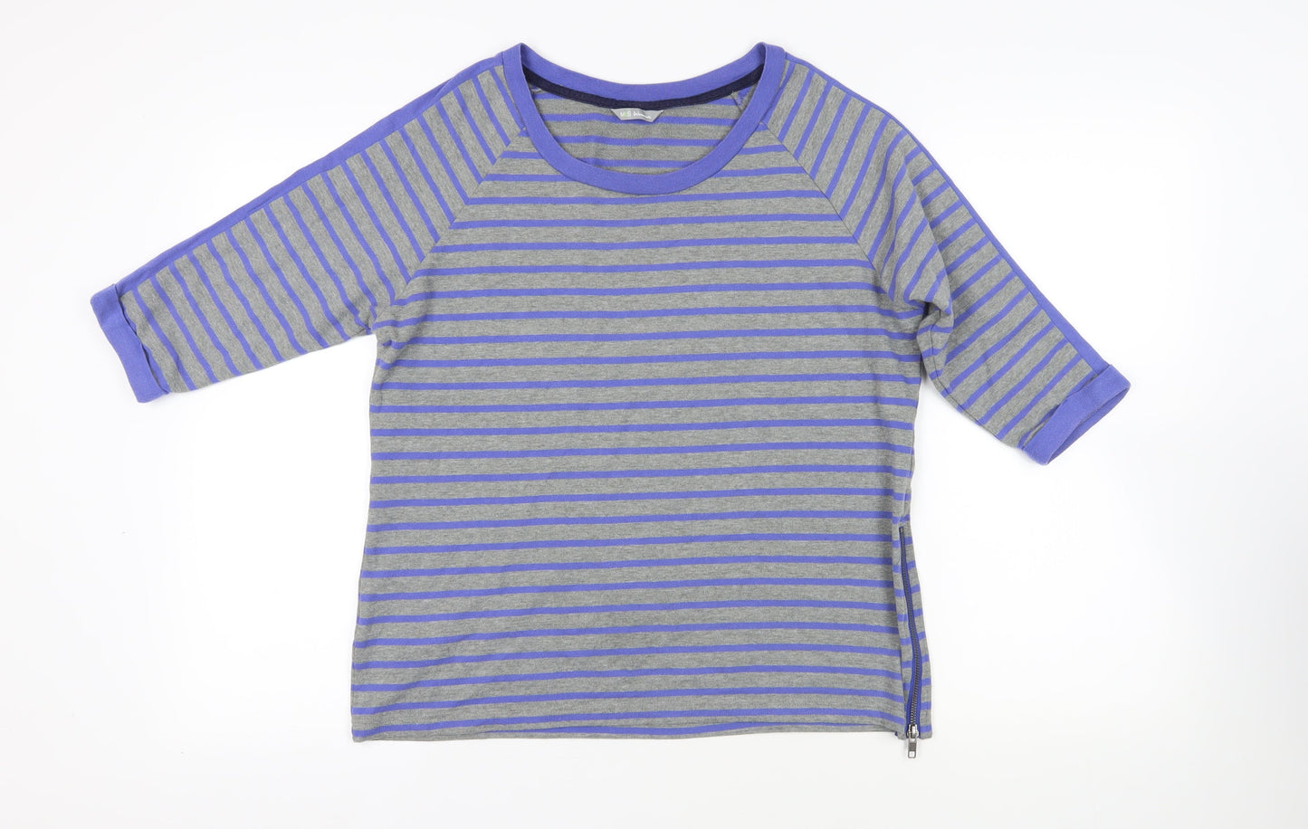 Womens UK Size 14 Marks and Spencer Blue Basic T-Shirt
