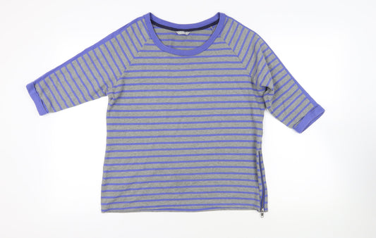 Womens UK Size 14 Marks and Spencer Blue Basic T-Shirt