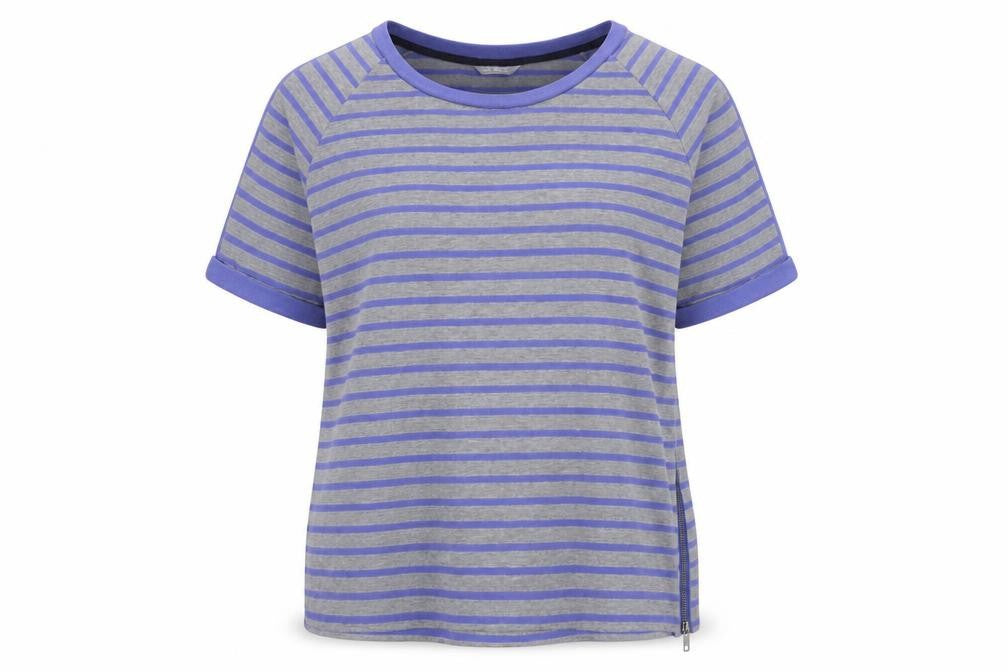 Womens UK Size 14 Marks and Spencer Blue Basic T-Shirt