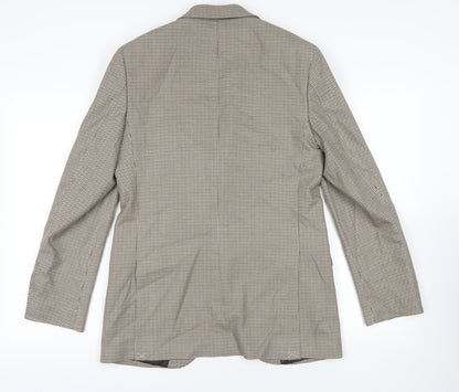Mens UK Size 38 Marks and Spencer Regular Beige Suit Jacket