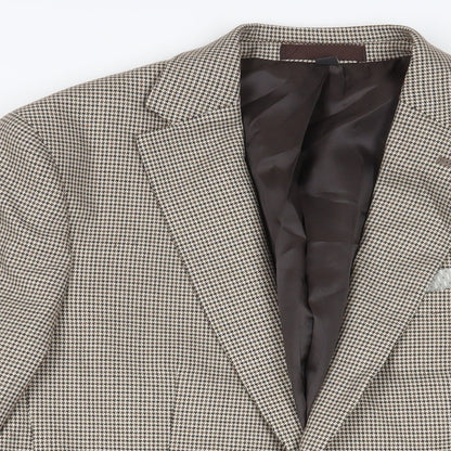 Mens UK Size 38 Marks and Spencer Regular Beige Suit Jacket