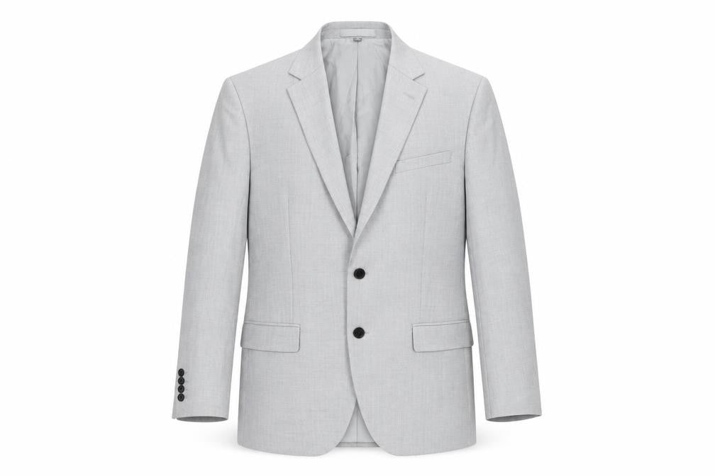 Marks and Spencer Mens Grey Polyester Jacket Suit Jacket Size 40 Regular