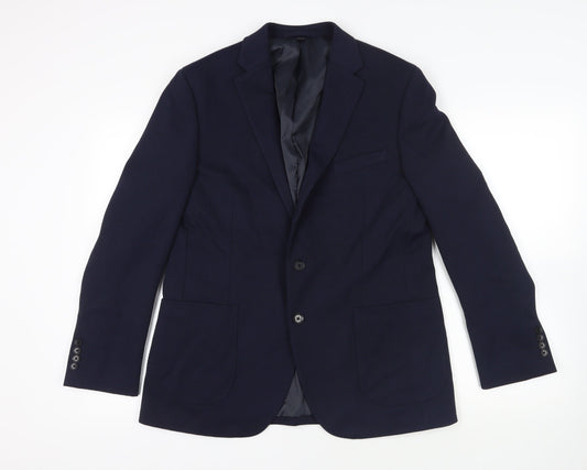 Mens UK Size 42 Marks and Spencer Regular Blue Suit Jacket