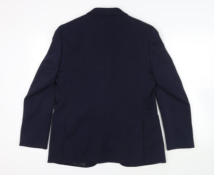 Mens UK Size 42 Marks and Spencer Regular Blue Suit Jacket