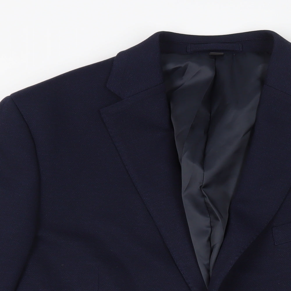 Mens UK Size 42 Marks and Spencer Regular Blue Suit Jacket