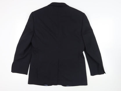 Mens UK Size 40 Marks and Spencer Regular Blue Suit Jacket