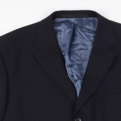 Mens UK Size 40 Marks and Spencer Regular Blue Suit Jacket