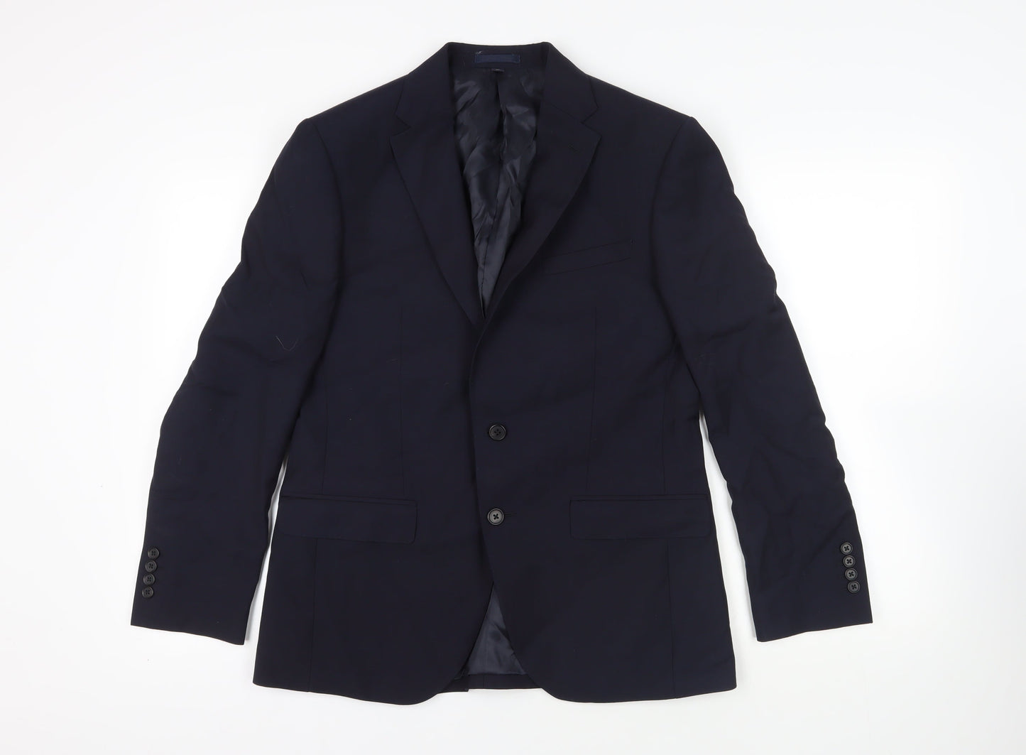 Mens UK Size 40 Marks and Spencer Regular Blue Suit Jacket