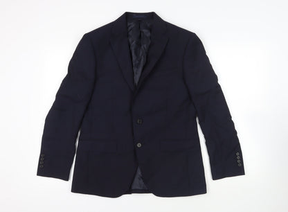 Mens UK Size 40 Marks and Spencer Regular Blue Suit Jacket