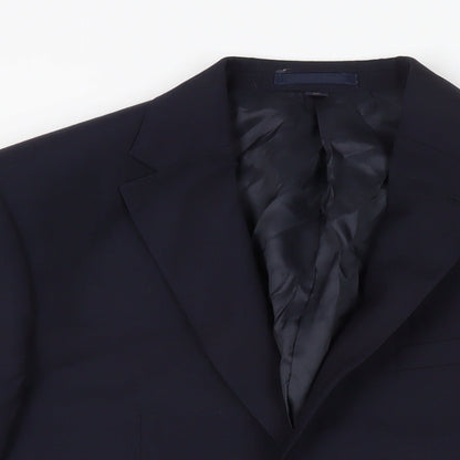 Mens UK Size 40 Marks and Spencer Regular Blue Suit Jacket