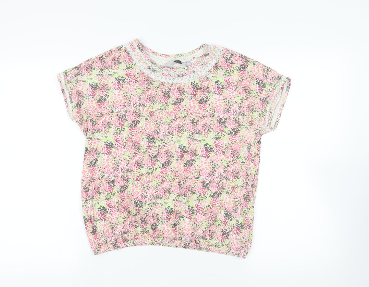 Womens UK Size 12 NEXT Multicoloured Basic T-Shirt