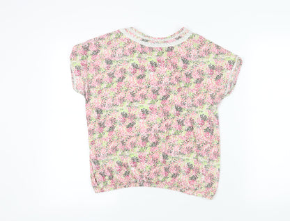 Womens UK Size 12 NEXT Multicoloured Basic T-Shirt