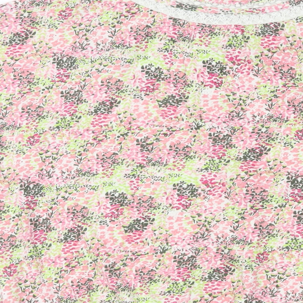 Womens UK Size 12 NEXT Multicoloured Basic T-Shirt
